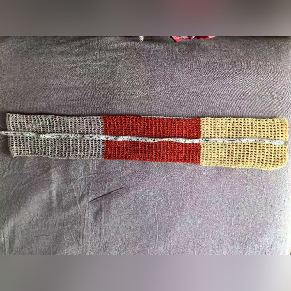 Colorful Knit Scarf - Picture 4 of 4